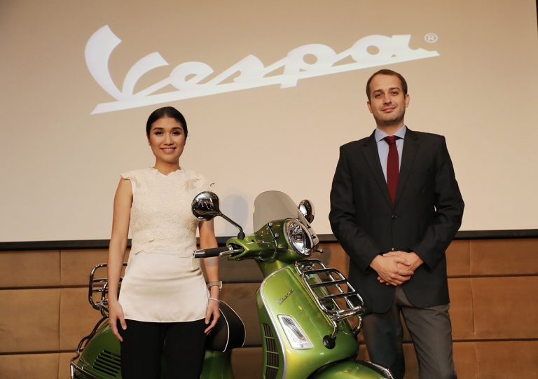 Vespa เปิดตัวพรีเมี่ยมสกู๊ตเตอร์ใหม่จากตระกูล GTS และ Sprint