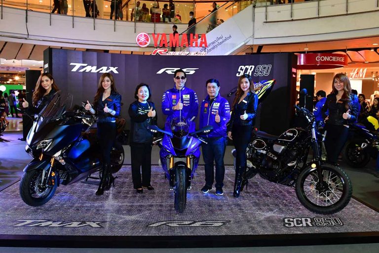 Yamaha ร่วมเปิดบูธในงาน BMF 2018 พร้อมเผยโฉมรถสีใหม่