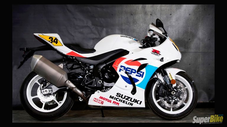 Kevin Schwantz GSXR1000A Pepsi Suzuki Special โมเดลพิเศษจาก Suzuki ในอังกฤษ