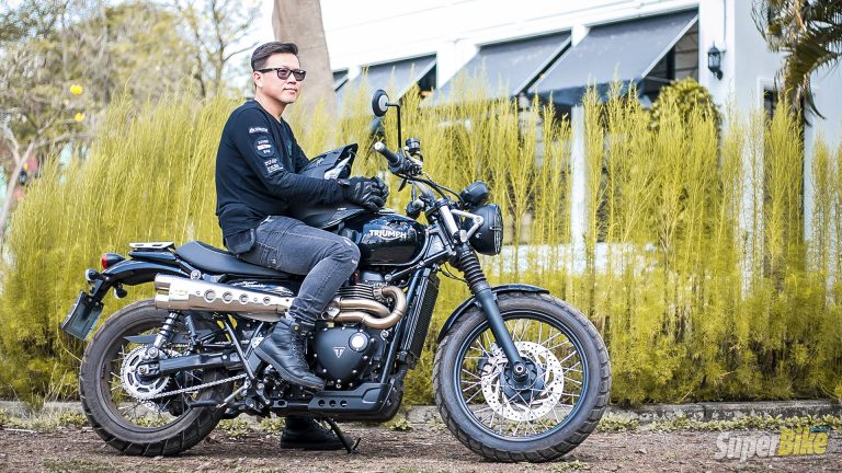 สรกิจ ไชยเจริญ (Dew) – Triumph Street Scrambler