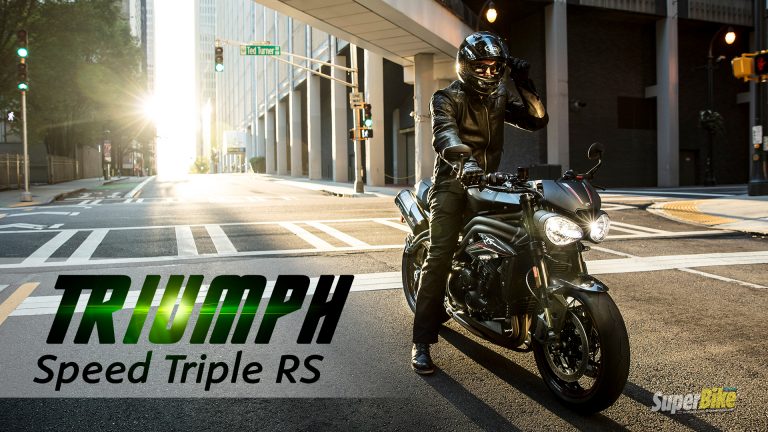 รีวิว ทดสอบTriumph Speed Triple RS