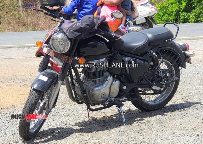 Spyshot New Royal Enfield Classic 500 ย้ายชุดขับเคลื่อนขวาไปซ้าย