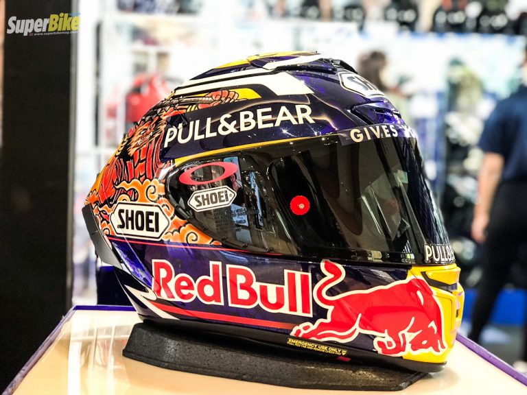 Shoei เปิดตัวหมวก Shoei X-14 Marquez Motegi 3