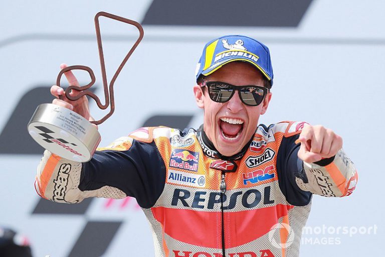 เด็กระเบิด Marc Marquez โชว์เทพคว้าแชมป์ 10 สมัยบนสนาม Sachsenring