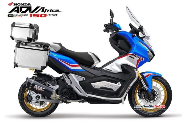 ชมภาพการดีไซน์ Honda ADV 150 Africa Edition!!