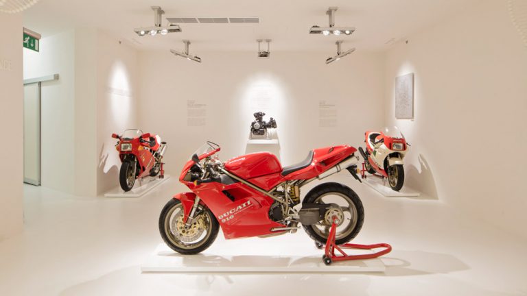 Ducati 916 ของ Tamburini จะถูกจัดแสดงในพิพิธภัณฑ์ Ducati