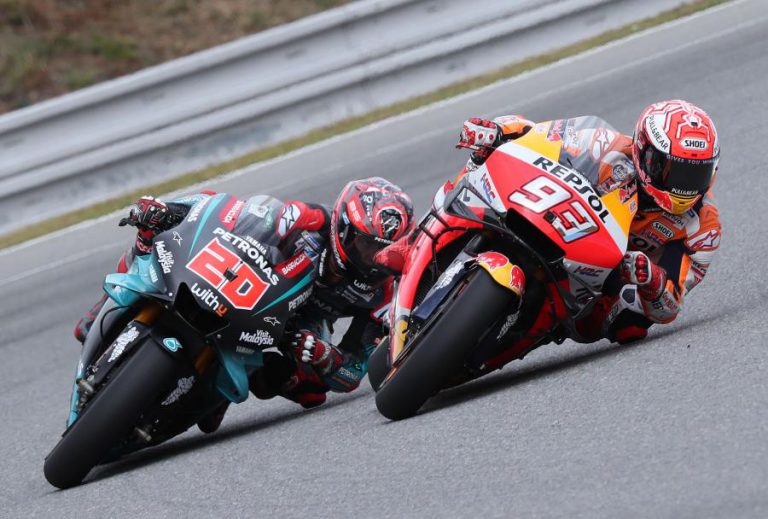 Quartararo คือคนที่สามารถแข่งแบบสูสีกับ Marquez ได้ และ Marc เองก็รู้ดี