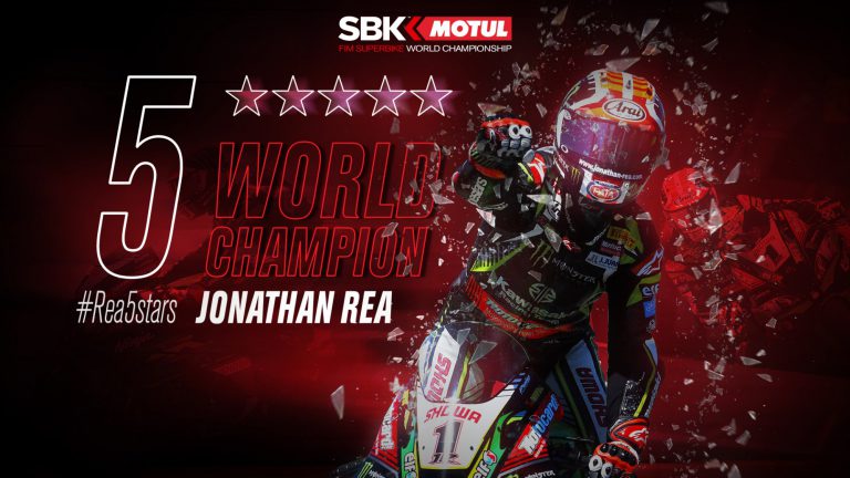 Jonathan Rea แห่ง KRT คว้าแชมป์ WSBK 5 สมัยซ้อน