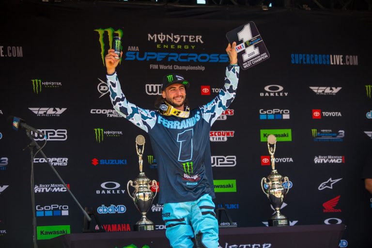 Dylan Ferrandis ปิดจ๊อบ ผงาดขึ้นครองบัลลังก์ 250SX ฝั่งตะวันตกสมัยที่ 2