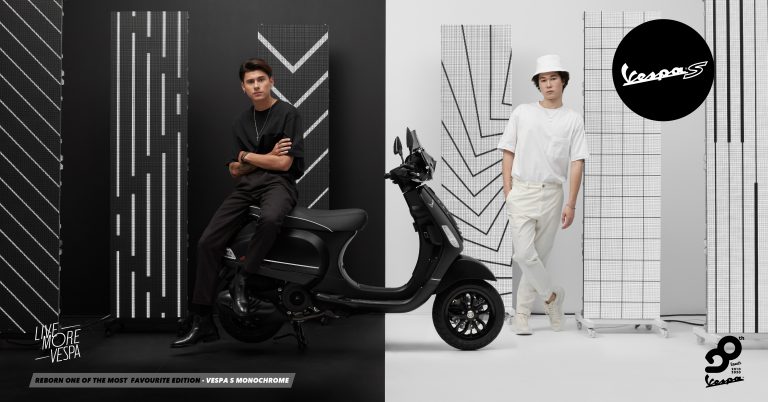 Vespa S 125 i-Get Monochrome ดีไซน์เรียบหรู บนความสปอร์ต ดุดัน