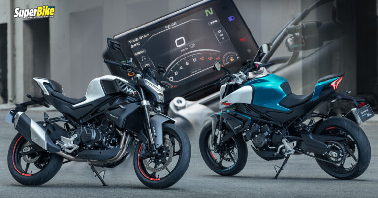 CFMoto 450NK 2024 สปอร์ตเน็กเก็ดสุดเท่จากค่ายมังกรฟ้า