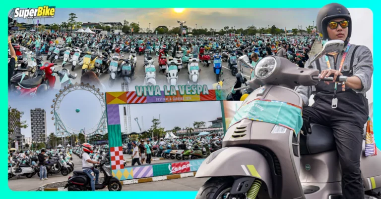 VIVA LA Vespa Festival & Caravan 2024 ยิ่งใหญ่ ครบครัน อลังการ