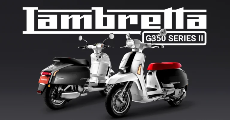 Lambretta G350 Series II ดีไซน์ที่ยกระดับความคลาสสิก มากยิ่งขึ้น 